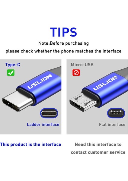 Uslıon 3A 3 M USB C Tipi Kablo Xiaomi Redmi Için Not 10 Hızlı Telefon Şarj Kablosu USB C Kablosu Huawei P40 Mate 30 Tip C Şarj Cihazı (Yurt Dışından)