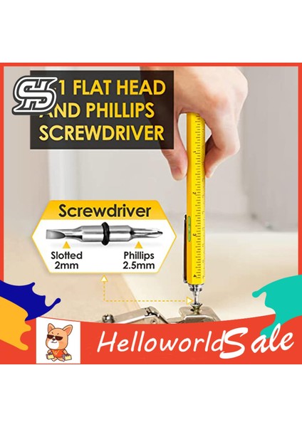 Helloworld Tornavida Kalemi Sabit Mürekkep Kapasitif Alet Kalemi Klipsli (Yurt Dışından)