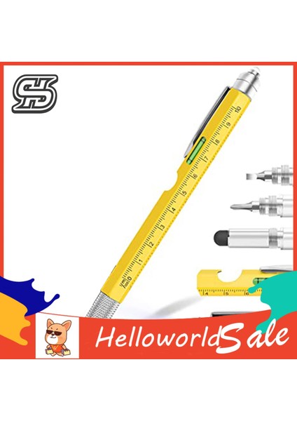 Helloworld Tornavida Kalemi Sabit Mürekkep Kapasitif Alet Kalemi Klipsli (Yurt Dışından)