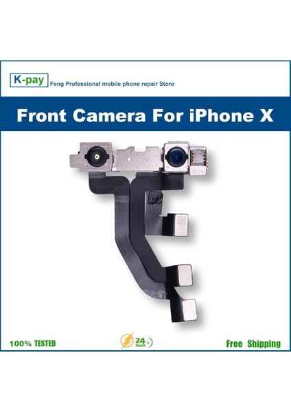 Orijinal Ön Kamera iphone 6 7 8 8 Artı Xs Xr 11PRO Max iphone x Kamera Için Büyük Esnek Kablo Değiştirme (Yurt Dışından)
