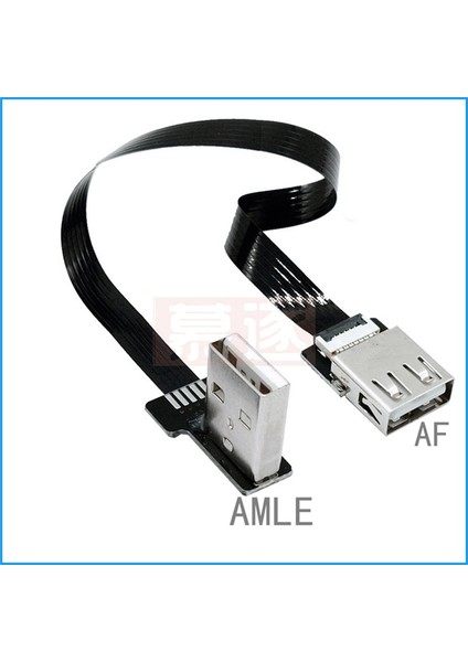 Fpc Esnek Düz USB 2.0 Yukarı Aşağı Sol Sağ 90 Derece Açı Erkek Kadın Uzatma Kablosu Monitör Fare 0.05 M-1 M (Yurt Dışından)