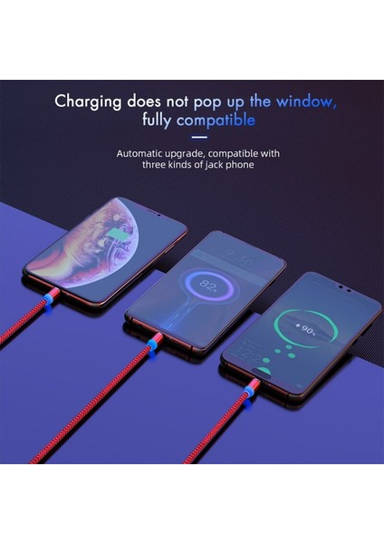 Manyetik Şarj Kablosu C Tipi Manyetik Kablo Samsung Xiaomi Cep Telefonu Şarj Cihazı Mikro USB Mıknatıs Kablosu Iphone 2.4A (Yurt Dışından) fırsatları