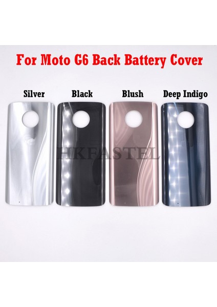 Hkfastel Moto G6/g6 Artı Arka Konut Motorola G6/g6 Artı Cep Telefonu Arka Pil Bölmesi Kapağı Kamera Kılıfı (Yurt Dışından)