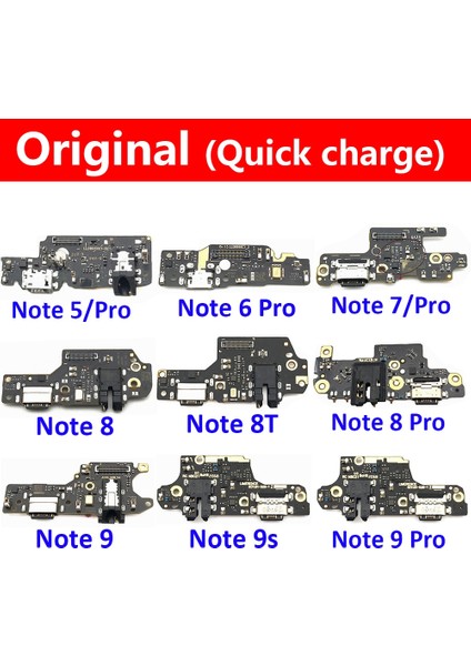 Orijinal USB Şarj Bağlantı Noktası Jakı Yuva Konnektörü Şarj Kartı Flex Kablo Xiaomi Redmi Için Not 5 6 7 8 8t 9 Pro 9s 10 10S 11 4g 5g (Yurt Dışından)