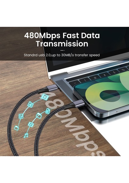 Pd 20W Hızlı Şarj USB C Kablosu iPhone Tip-C'den 8pin Veri Kablosu Tel Naylon Örgülü Kablo iPhone 14 13 12 11 Pro Max 1/2 M (Yurt Dışından) fırsatları