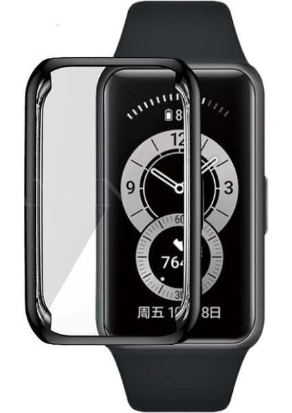 Ekran Koruyucu Kılıf Için Huawei Band 6 Tpu Koruyucu Kabuk Için Huawei Band 6 Pro/onur Band 6 Kaplama Silikon Izle Tampon (Yurt Dışından) modelleri