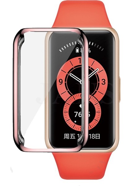Ekran Koruyucu Kılıf Için Huawei Band 6 Tpu Koruyucu Kabuk Için Huawei Band 6 Pro/onur Band 6 Kaplama Silikon Izle Tampon (Yurt Dışından) fırsatları
