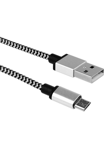 20 cm 1 M 2 M Mikro USB Kablosu Kısa Hızlı Şarj Naylon USB Sync Veri Kablosu Cep Telefonu Android Adaptör Şarj Aleti Kablosu Samsung Için (Yurt Dışından)