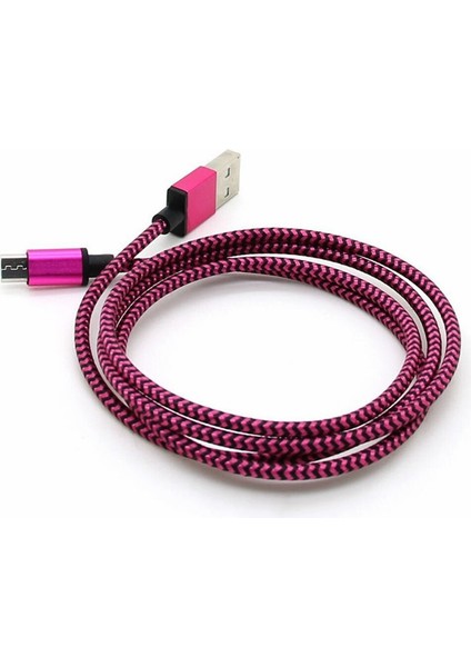20 cm 1 M 2 M Mikro USB Kablosu Kısa Hızlı Şarj Naylon USB Sync Veri Kablosu Cep Telefonu Android Adaptör Şarj Aleti Kablosu Samsung Için (Yurt Dışından)