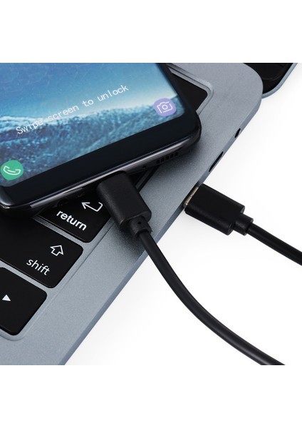 30 cm Tip C (Usb-C) Mikro USB Erkek Sync Şarj Otg Hızlı Şarj Kablosu Kablosu Adaptörü Cep Telefonları Için Veri Kablosu Konektörü (Yurt Dışından)