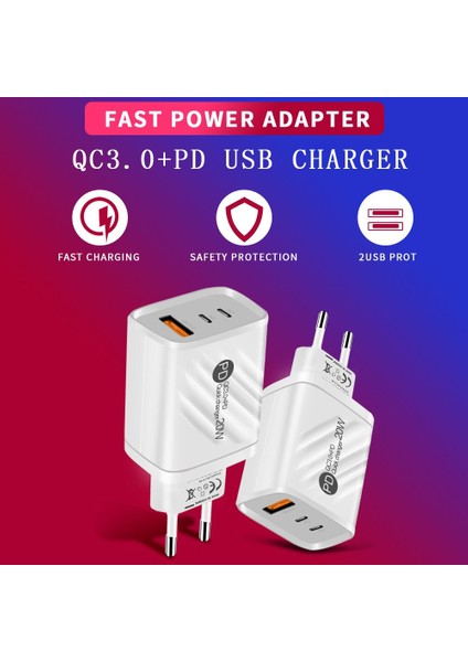 Olaf USB C Şarj Cihazı Qc 3.0 3 Bağlantı Noktalı Duvar Şarj Cihazı Tip C Telefon Adaptörü Iphone 12 13 Xiaomi Huawei Pd 45W Hızlı Şarj Şarj Cihazı (Yurt Dışından) modelleri