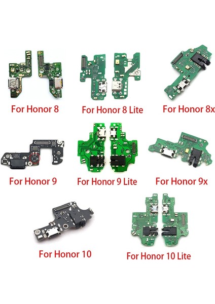 USB Güç Şarj Konnektörü Fiş Bağlantı Noktası Dock Flex Kablo Huawei Onur 20 5A 5x 10 9x 8x 8 9 30 Lite 9s 30S (Yurt Dışından)