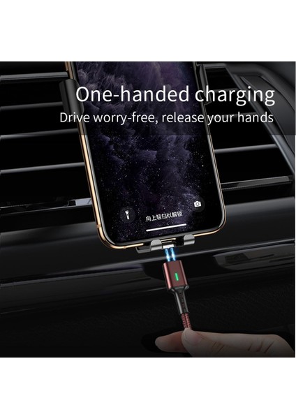 Twitch Manyetik Kablo iPhone 11 7 8 Artı x Xs Max Xr Hızlı Şarj USB Kablosu iPhone 5 5s 6s Artı Manyetik Şarj Kablosu (Yurt Dışından)