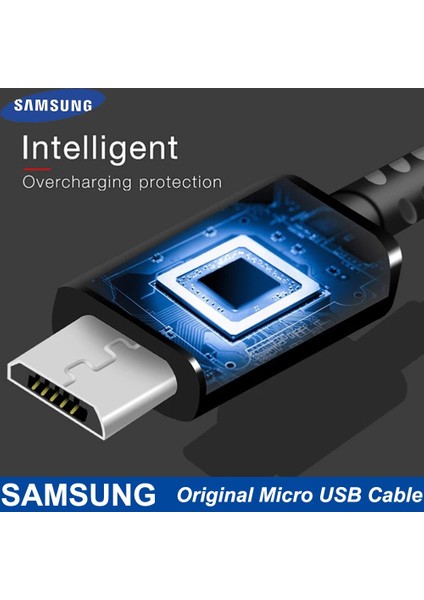 2A Orijinal Samsung Hızlı Şarj Mikro USB Kablosu 1/1.2/1.5m 2A Veri Hattı Galaxy S6 S7 Kenar Not 4 5 J4 J6 J5 A3 A7 A5 (2016) (Yurt Dışından) indirimleri
