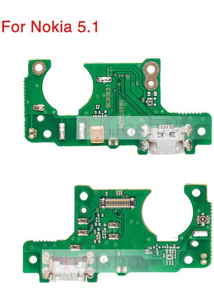 Adet USB Şarj Aleti Kurulu Nokia 5 5.1 6 6.1 Artı Yuva Konnektörü Şarj Portu Flex Kablo (Yurt Dışından)