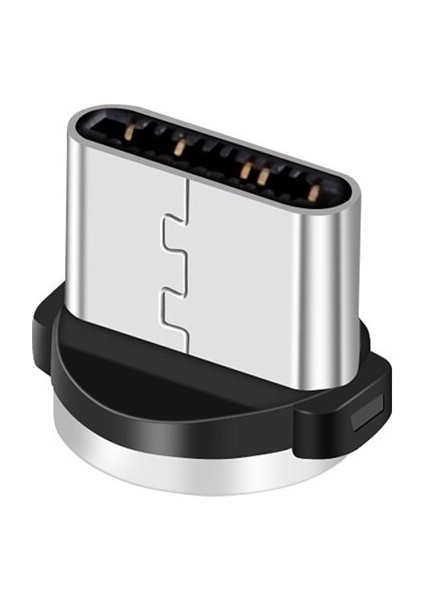 Manyetik Kablo Fişi Tip C Mikro USB C Fişler Hızlı Şarj Telefon Mikro USB Tip-C Mıknatıs Şarj Fişi iPhone Xr Redmi K20 Pro (Yurt Dışından)