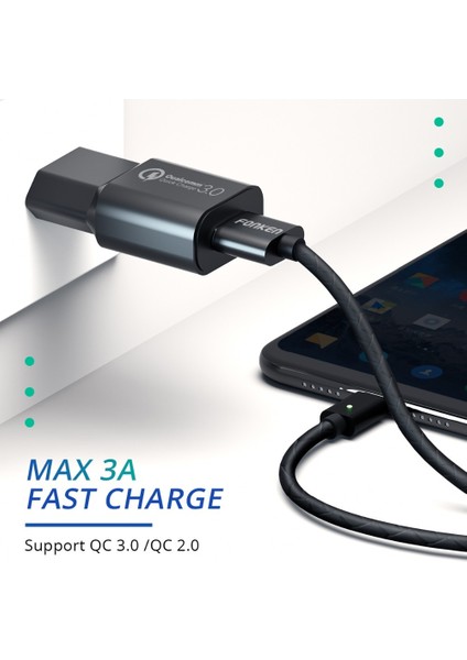 Manyetik Mikro USB Kablosu Mıknatıs USB Tip C Telefon Kablosu Için Şarj 3A Mobil Hızlı Şarj Kablosu Android Hızlı Veri Kabloları (Yurt Dışından) modelleri