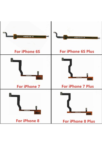 Yedek Parçalar Parmak Izi Ev Dokunmatik Kımlık Düğmesi Ana Anakart Kurulu Konektörü Şerit Flex Kablo iPhone 8 7 6 6 S Artı (Yurt Dışından)