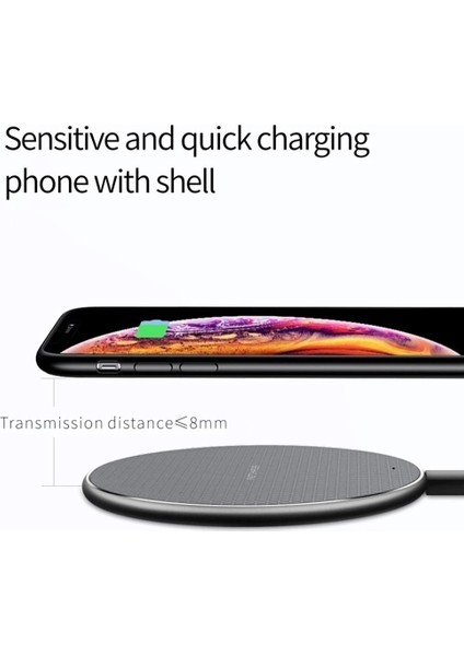30W Hızlı Kablosuz Şarj Cihazı iPhone 12 11 Pro Max Xs x Xr 8 Qi Hızlı Şarj Pedi Samsung S9 S10 Xiaomi Mi 10 Hızlı Şarj Cihazı (Yurt Dışından) modelleri