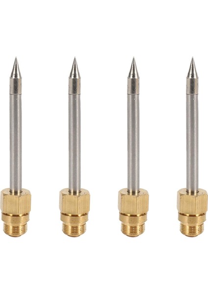 4x 510 Arayüzü Havya Ucu Mini Taşınabilir USB Havya Ucu Kaynak Rework Aksesuarları, Sivri (Yurt Dışından)