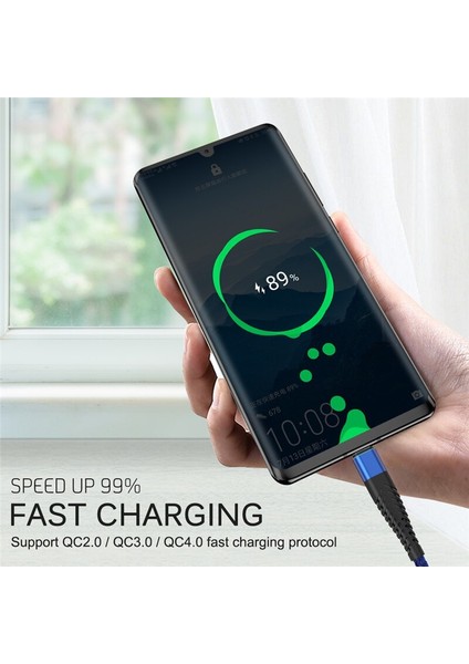 20CM 1m 2m 3m Veri Mikro USB Kablosu Hızlı Şarj Cihazı Mikro USB Kablosu Samsung S7 S6 Xiaomi Redmi Not 5 Pro Android Telefon Uzun Tel (Yurt Dışından)