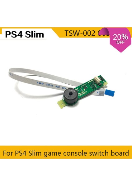 Oem Rf Açma/kapama Anahtarı Güç Çıkarma Düğmesi Kartı 8pin Flex Kablo ile Cuh 2000 TSW-002 003 004 Ps4 Slim Konsolu Için (Yurt Dışından)