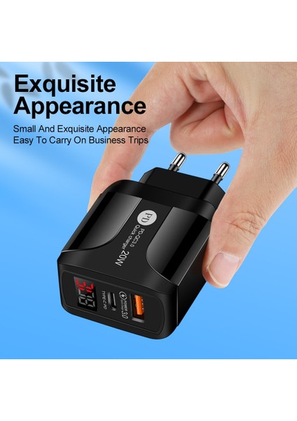 Hızlı Pd Şarj Cihazı 20W Qc3.0 USB Tip C Hızlı Şarj Cihazı Güç Adaptörü iPhone 12 11 8 Artı Samsung Xiaomi Huawei Telefon Pd Şarj Cihazı (Yurt Dışından) fiyatları