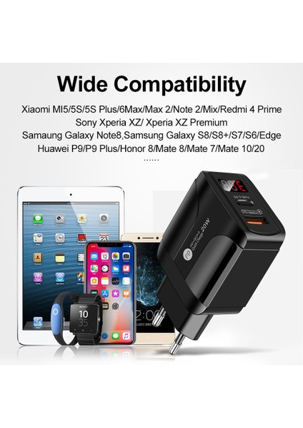 Hızlı Pd Şarj Cihazı 20W Qc3.0 USB Tip C Hızlı Şarj Cihazı Güç Adaptörü iPhone 12 11 8 Artı Samsung Xiaomi Huawei Telefon Pd Şarj Cihazı (Yurt Dışından) indirimleri