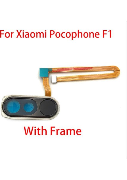Onarım Parmak Izi Tarayıcı Xiaomi Pocophone F1 Ana Düğme Parmak Izi Menüsü Dönüş Anahtarı Tanıma Sensörü Flex Kablo (Yurt Dışından)