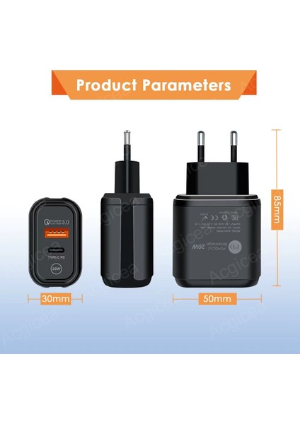 Pd 20W USB Şarj Aleti Qc3.0 Hızlı Şarj iPhone 12 11 Pro Max Xiaomi 10 Samsung Oneplus Evrensel Adaptör Cep Telefonu Şarj Cihazı (Yurt Dışından) indirimleri