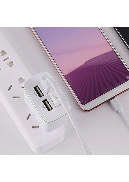 Cep Telefonu Şarj Cihazı 4 USB Hızlı Şarj Seyahat Şarj Adaptörü iPhone Samsung Android Tip-C Mikro Kablo Çift USB Şarj Cihazları (Yurt Dışından) indirimleri
