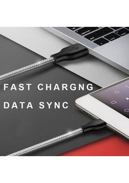 C Tipi USB Kablosu Hızlı Şarj Veri Iletim Hattı Naylon Örgülü Huawei P20/MATE20/XIAOMI X3/samsung S9 Evrensel (Yurt Dışından) modelleri