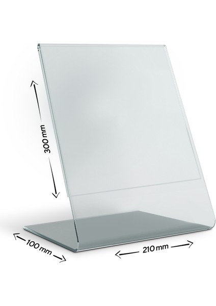 Tıvıvor A4 L Tipi Dikey Masa Üstü Şeffaf Pleksi Föylük / Broşürlük fiyatları