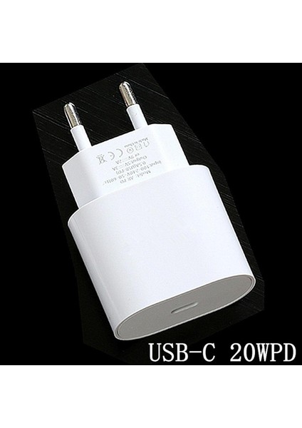 20W Pd Usb-C Güç Adaptörü Şarj Cihazı Ab Tak 18W Hızlı iPhone Şarj Cihazı 11 12 Mini Pro Max 13 8 Artı x Xs Se 2020 Ipod IPAD (Yurt Dışından)
