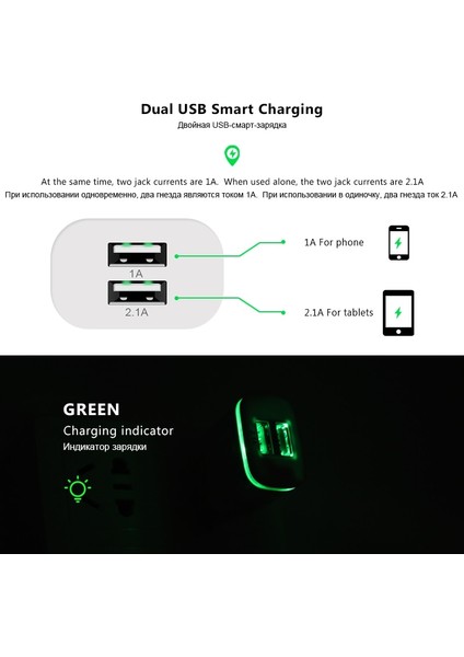 Ab Tak 2 Port LED Işık USB Şarj Aleti 5 V 2A Duvar Adaptörü Cep Telefonu Mikro Veri Şarj iPhone iPad Samsung 4.8 (Yurt Dışından) indirimleri