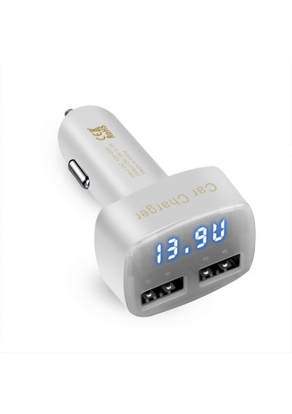 In 1 Çift USB Araç Şarj Cihazı Dc 5 V 3.1A Evrensel Telefon Şarj Cihazı Gerilim/sıcaklık/akım Metre Test Cihazı Adaptörü LED Ekran (Yurt Dışından) modelleri