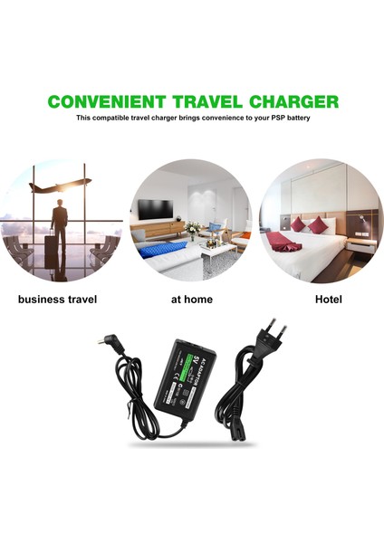Psp Şarj Cihazı, Sony PSP-110 PSP-1001 Psp 1000 / Psp Slim Lite 2000 / Psp 3000 Değiştirme ile Uyumlu Ac Adaptör Duvar Şarj Cihazı (Yurt Dışından) modelleri