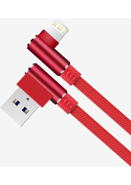 90 Derece USB Veri Kablosu Hızlı Şarj Aleti Kablosu iPhone 12 11 Pro 14 13 Mini Xr Xs Max 7 8 6s Artı Se Orijinal Şarj Kablosu 2m 3m (Yurt Dışından) fırsatları