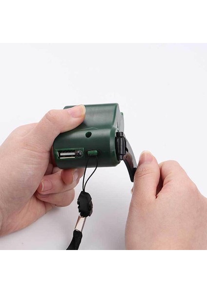 Evrensel USB El Şarj Cihazı Açık Seyahat El Krank Şarj Powerbank Elektrik Jeneratörü Şarj Cep Telefonu Kamera Dinamo (Yurt Dışından) modelleri