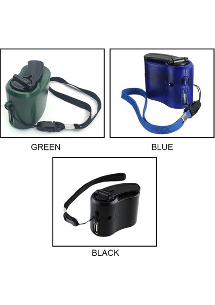 Evrensel USB El Şarj Cihazı Açık Seyahat El Krank Şarj Powerbank Elektrik Jeneratörü Şarj Cep Telefonu Kamera Dinamo (Yurt Dışından) fırsatları