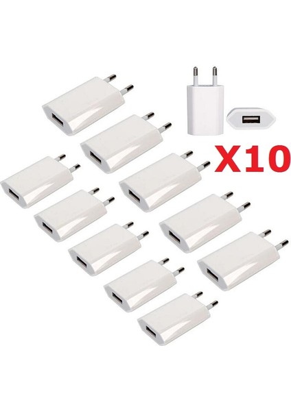 10 Adet/grup Abd/ab Tak 5 V 1A Ac USB Şarj Duvar Güç Adaptörü Samsung Için iphone Htc Huawei Xiaomi Cep Telefonu Şarj Cihazı (Yurt Dışından) modelleri