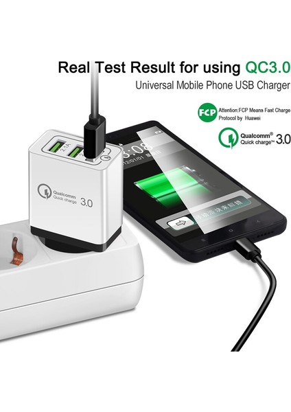 Oppselve Hızlı Şarj 3.0 USB Şarj Aleti 18W Qc3.0 Hızlı Şarj Turbo Duvar Şarj Cihazı iPhone Samsung Xiaomi Için Cep Telefonu Şarj Cihazı (Yurt Dışından) fırsatları
