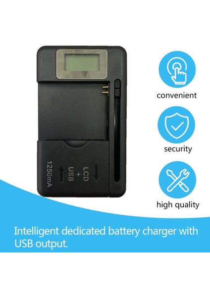 USB Bağlantı Noktalı Telefonlar Için Evrensel Mobil Pil Şarj Cihazı LCD Gösterge Ekranı (Yurt Dışından) indirimleri