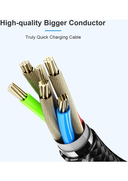 Lovebay 3 M 5A Mikro USB Kablosu Hızlı Şarj Aleti Kablosu USB Mikro USB Qc 3.0 Android Şarj Kablosu Samsung Galaxy S7 S6 Not Tel (Yurt Dışından) indirimleri