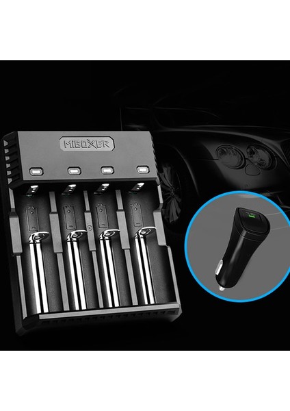 Miboxer C4-S Lityum Pil Şarj Cihazı 1.5A Akım (Ab Fişi) (Yurt Dışından) indirimleri