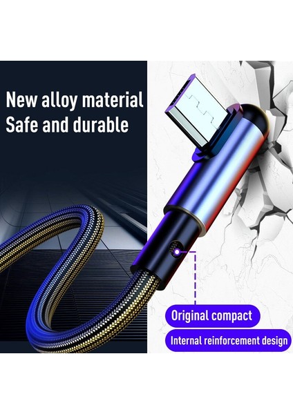 3A 1.2m USB Tip C Kablo Mikro USB Hızlı Şarj Kablosu iPhone 12 11 Pro Max Xiaomi Samsung Telefon Android Şarj Cihazı Veri Kablosu (Yurt Dışından) fiyatları