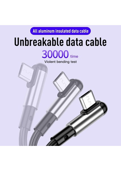 3A 1.2m USB Tip C Kablo Mikro USB Hızlı Şarj Kablosu iPhone 12 11 Pro Max Xiaomi Samsung Telefon Android Şarj Cihazı Veri Kablosu (Yurt Dışından) modelleri