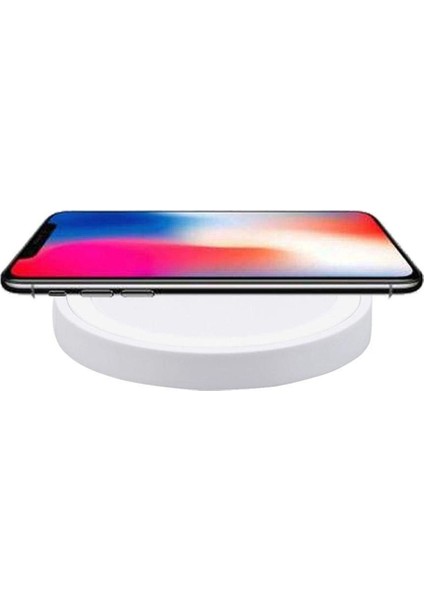 iPhone Için Samsung USB Qi Şarj Pedi Için Taşınabilir Seyahat Mini Hızlı Kablosuz Şarj Cihazı (Yurt Dışından) indirimleri