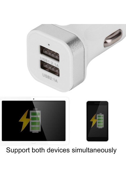 Iphone/ipad Için Evrensel Mini Çift 2usb Bağlantı Noktalı Araç Hızlı Şarj Adaptörü (Yurt Dışından) modelleri