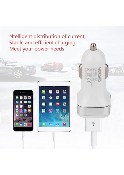 Iphone/ipad Için Evrensel Mini Çift 2usb Bağlantı Noktalı Araç Hızlı Şarj Adaptörü (Yurt Dışından) fırsatları